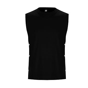 Amazon.com: Margarzie Black Tank Tops Men CottMen's Mesh